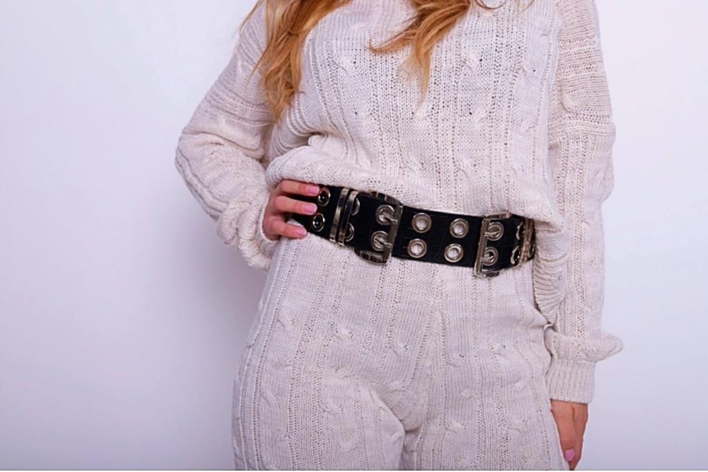 Short donna in lana