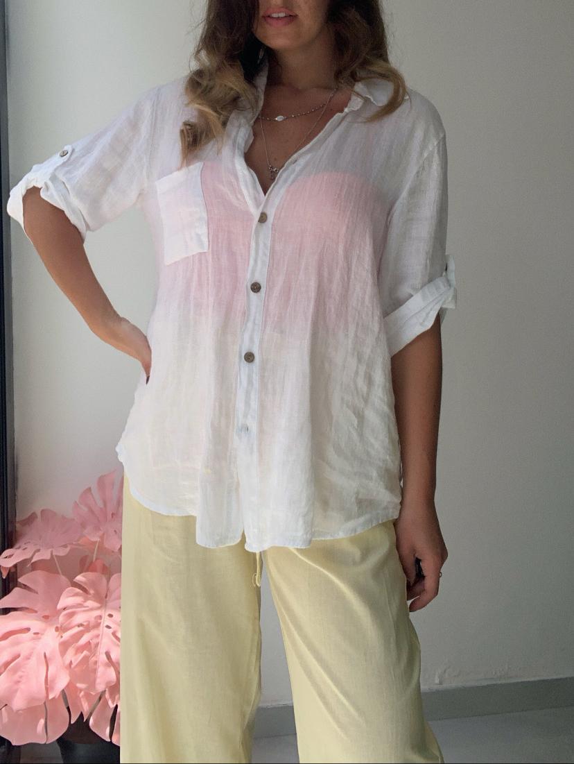 Camicia puro lino