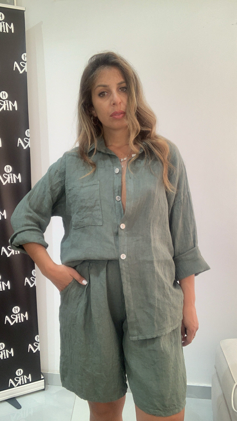 Camicia puro lino
