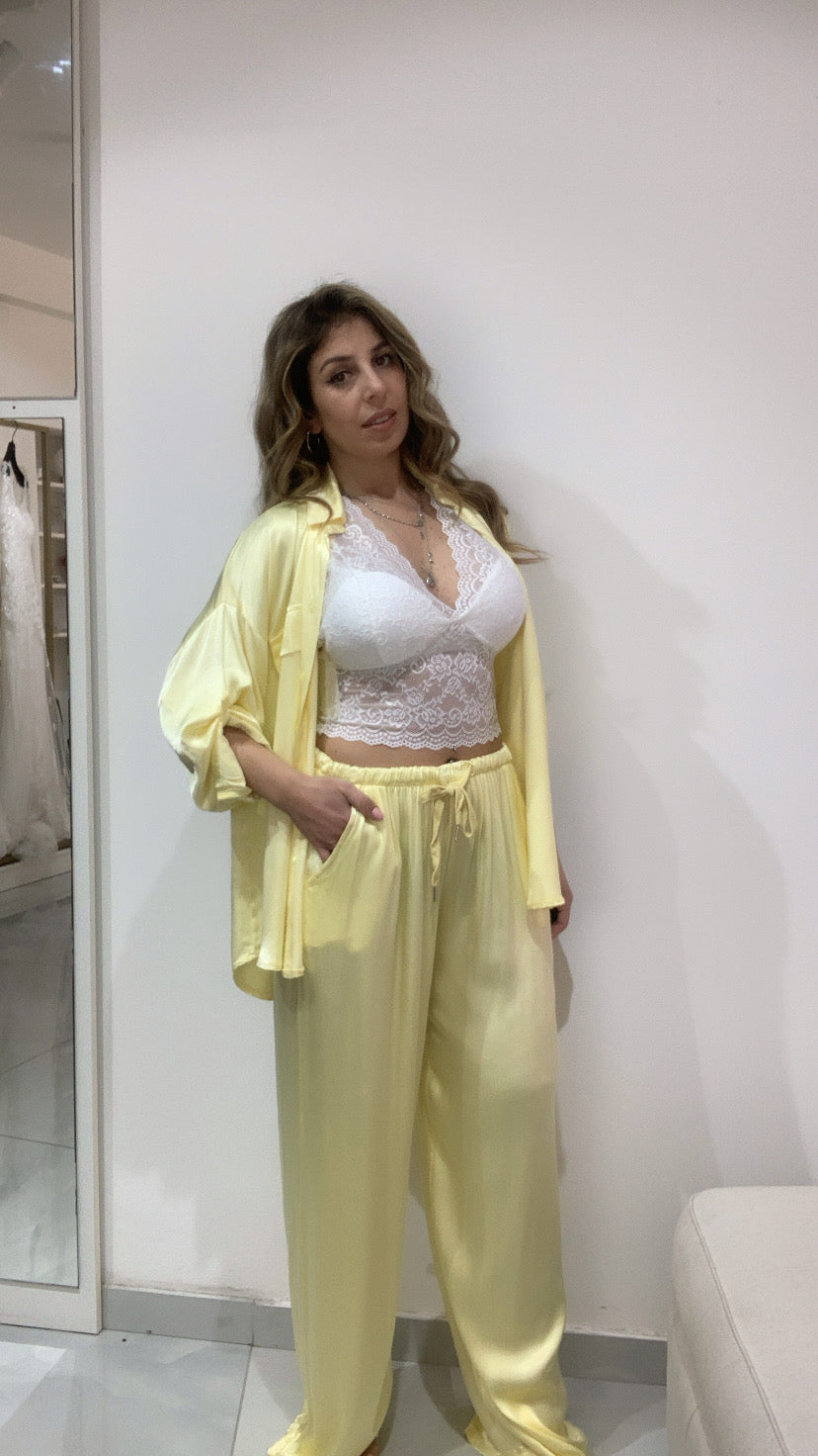 Pantalone a palazzo con coulisse