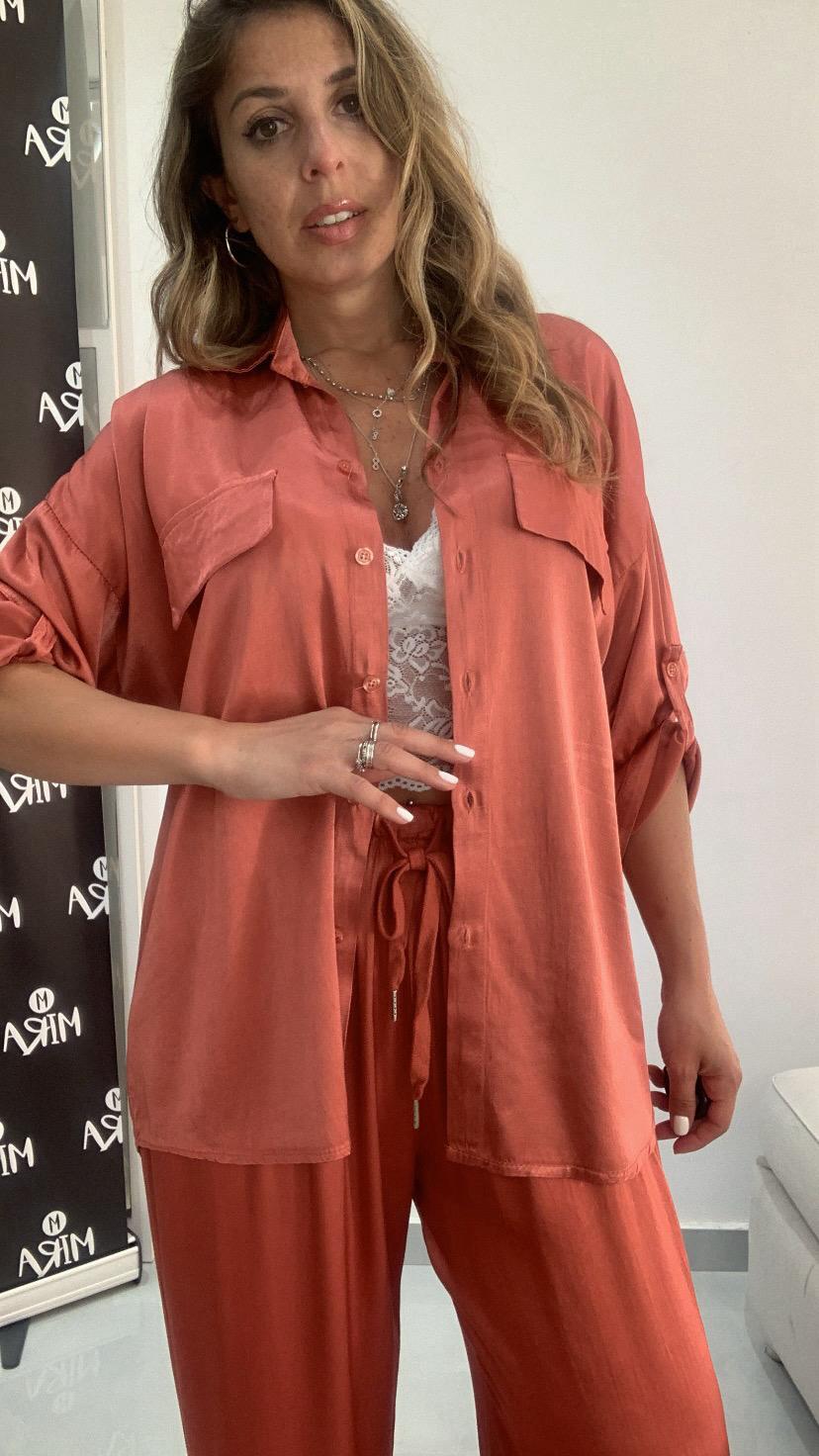 Pantalone a palazzo con coulisse