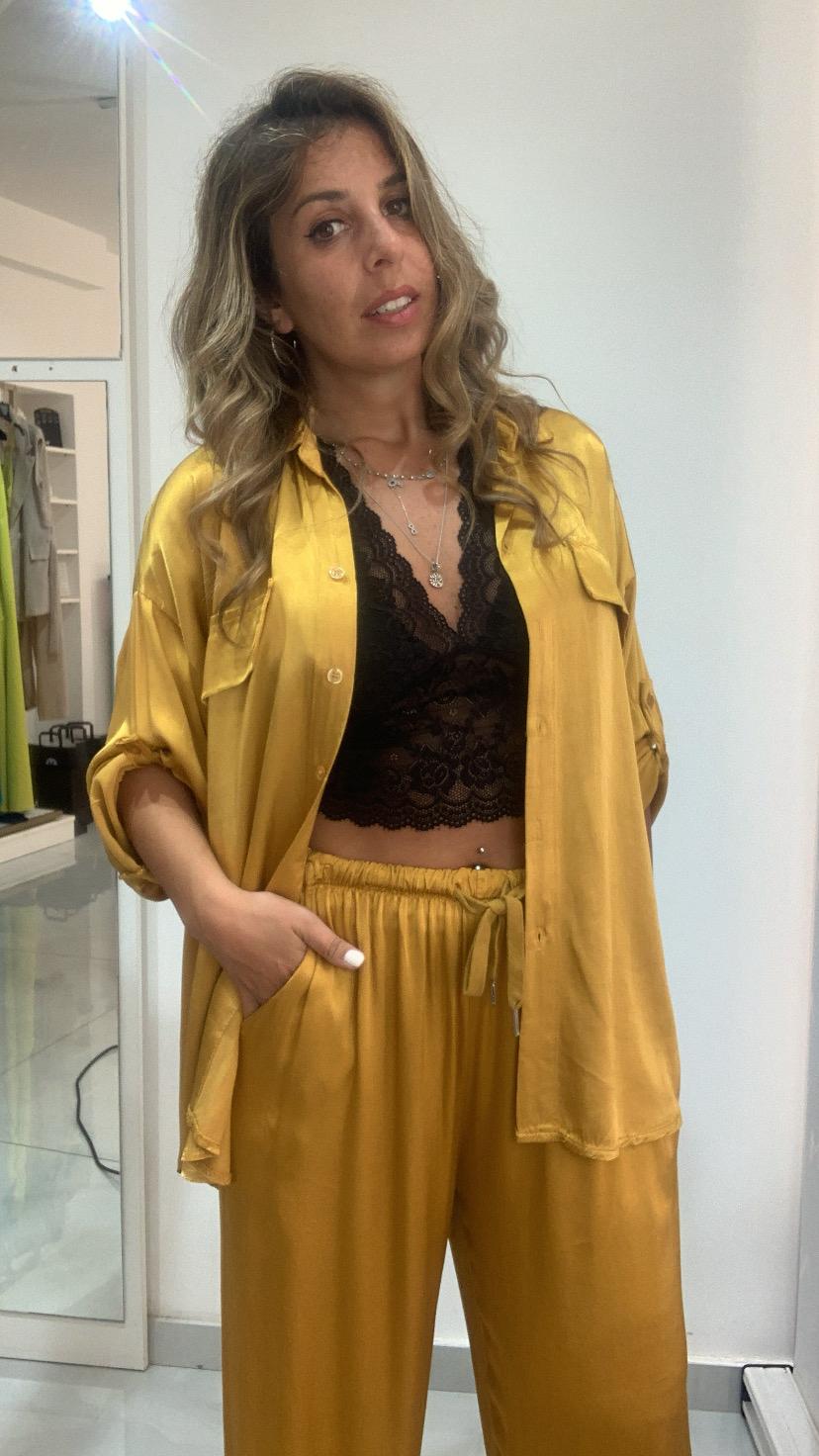 Pantalone a palazzo con coulisse
