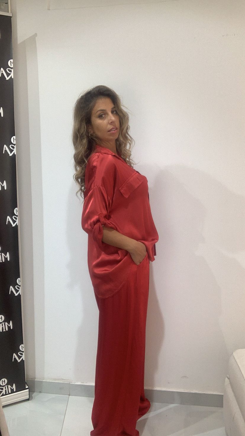 Pantalone a palazzo con coulisse