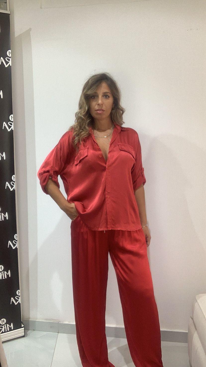 Pantalone a palazzo con coulisse