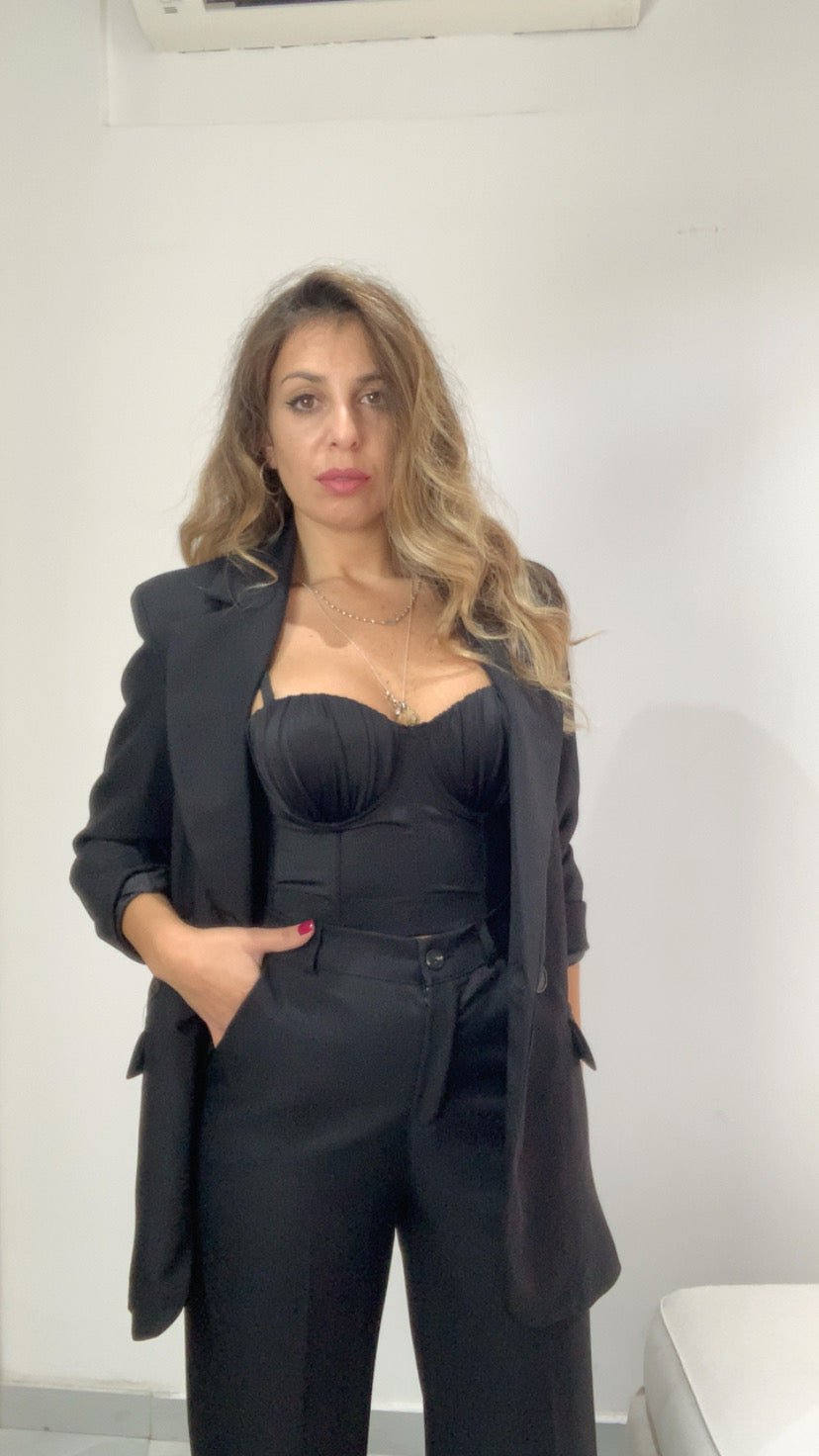 Tailleur over size doppio petto