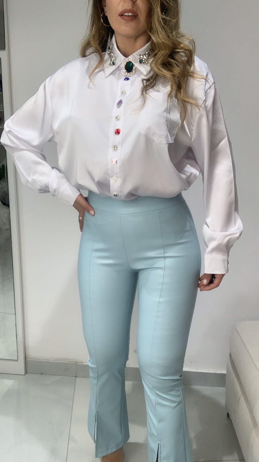 Camicia bottoni gioiello