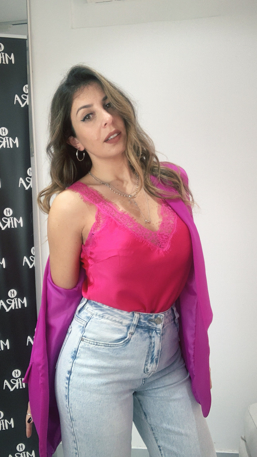 Sotto giacca con pizzo