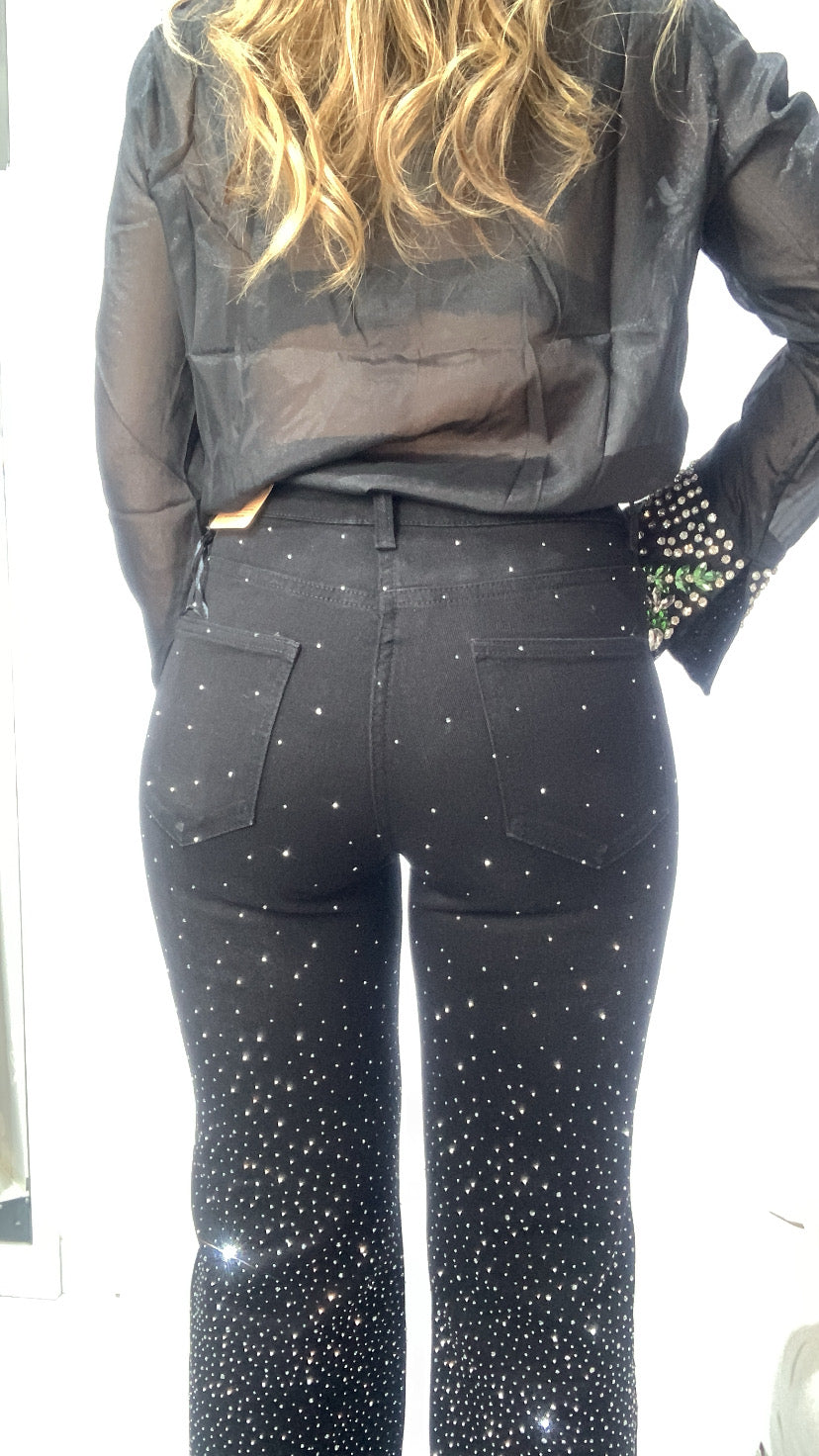 Jeans strass curvy