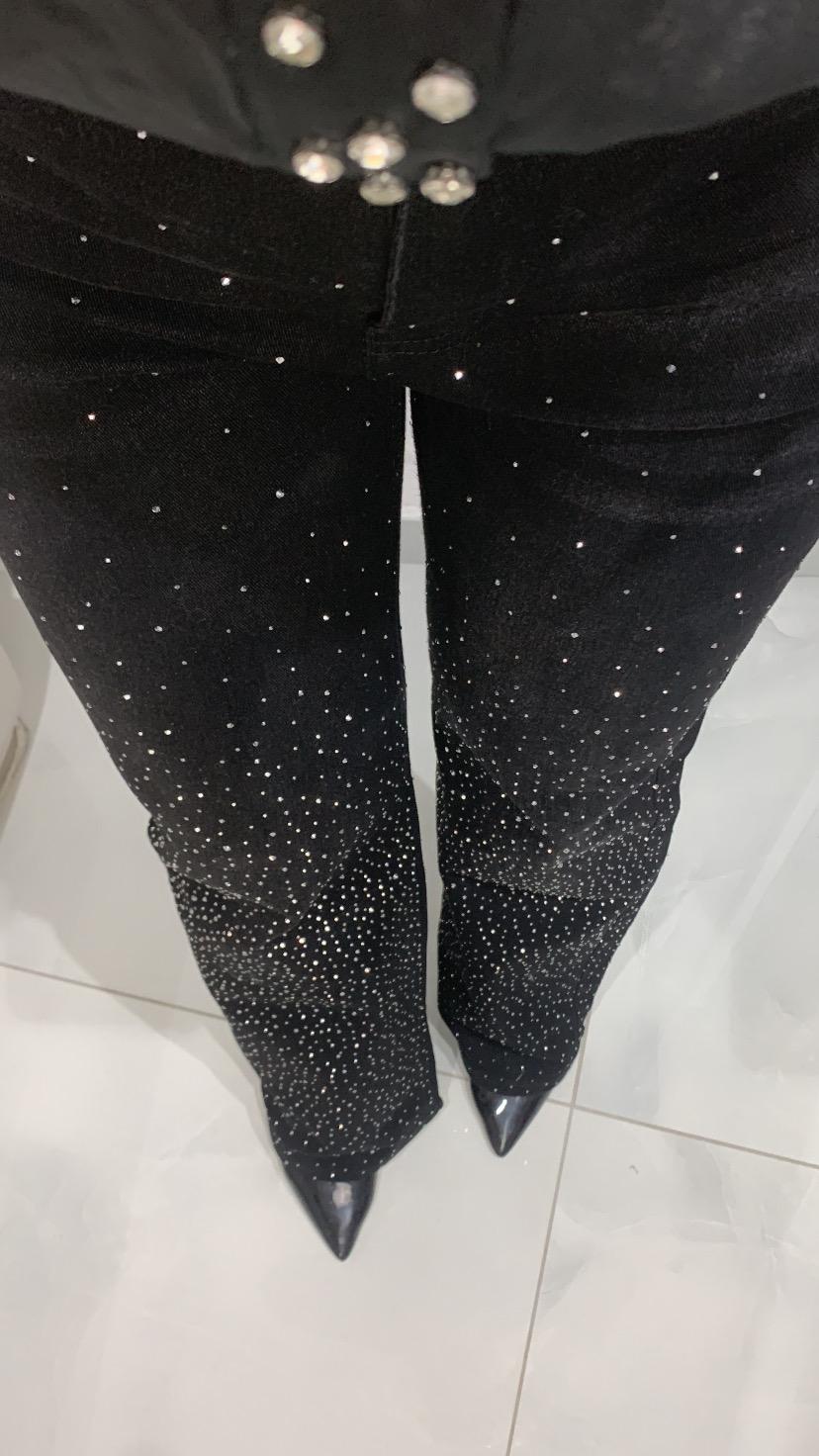 Jeans strass curvy