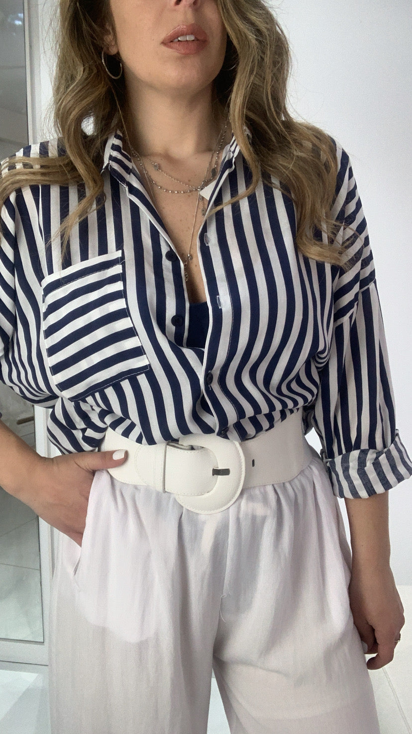 Camicia a righe
