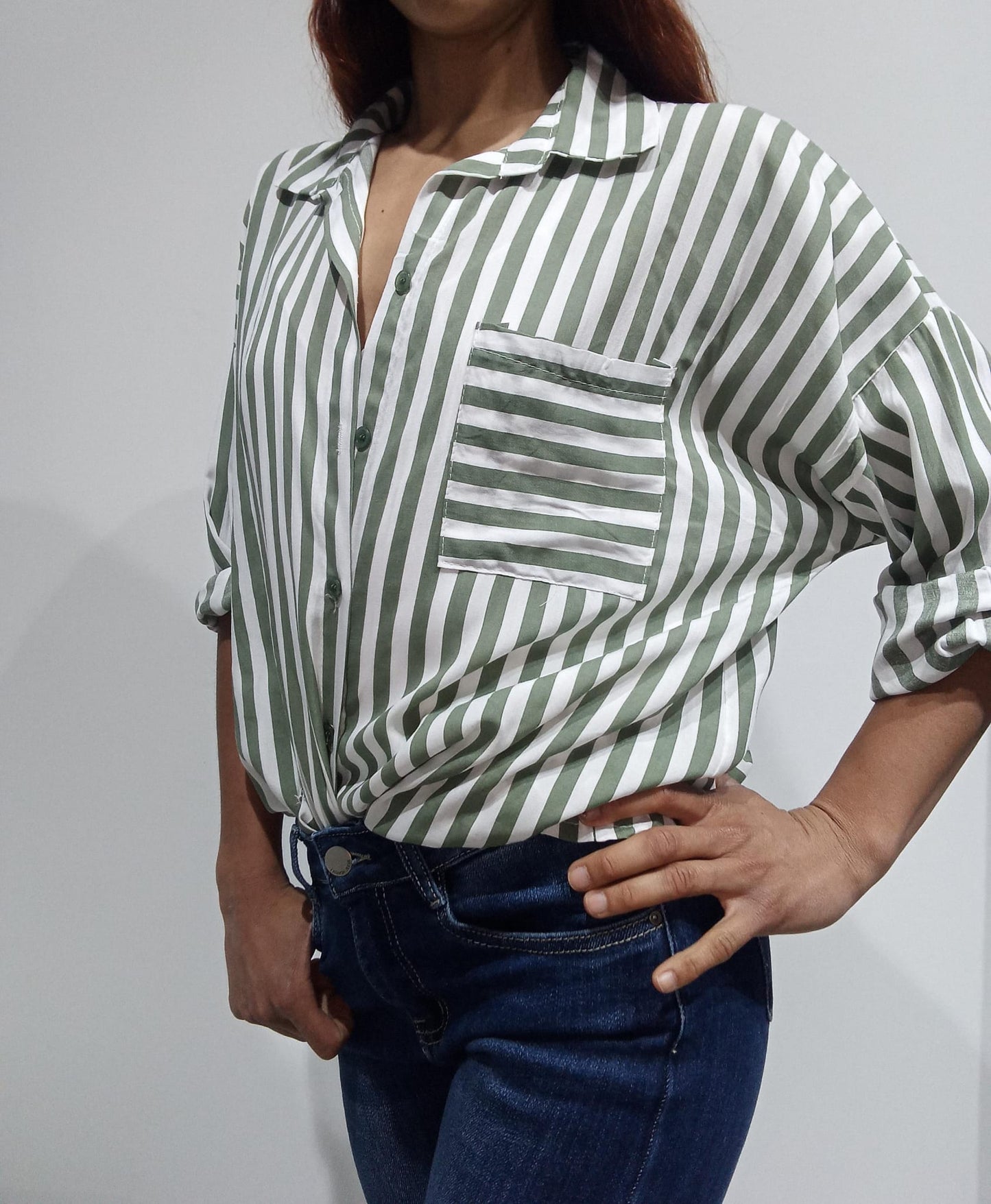 Camicia a righe