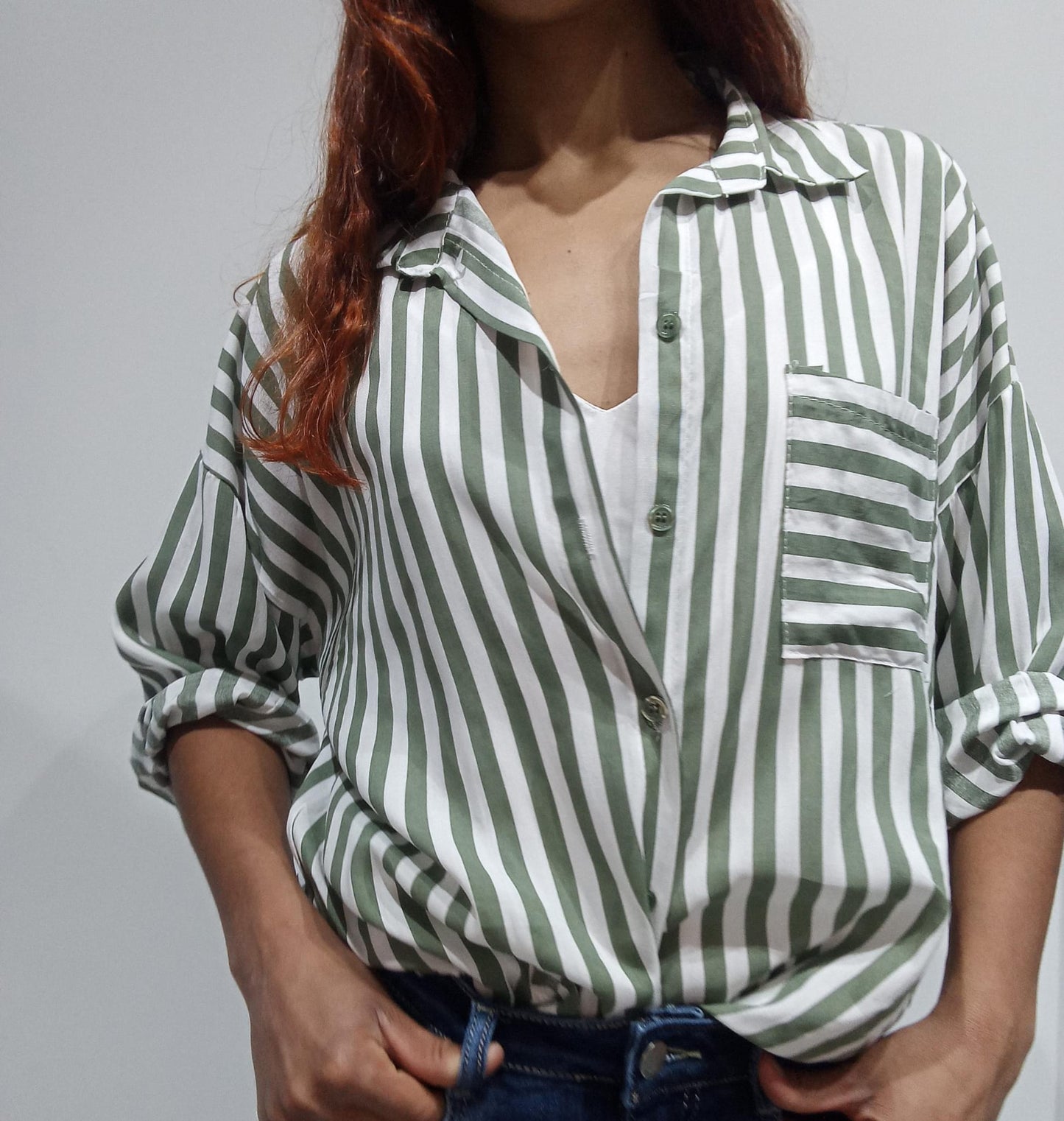 Camicia a righe