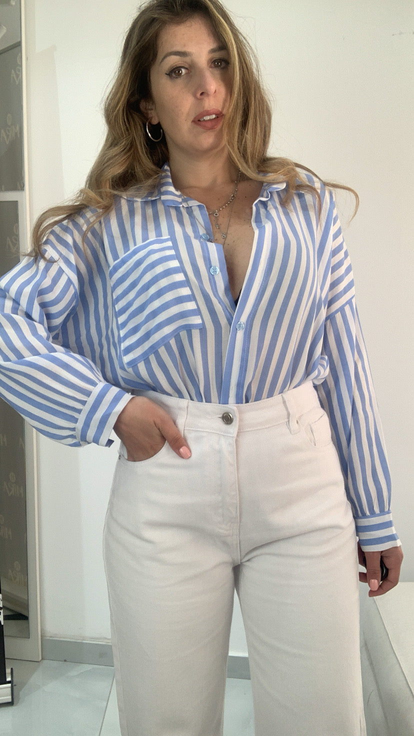 Camicia a righe