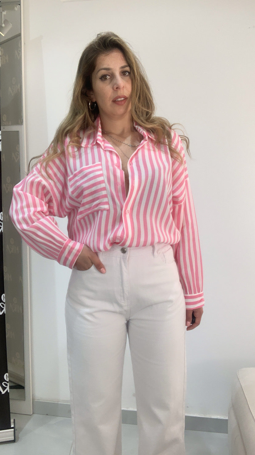 Camicia a righe
