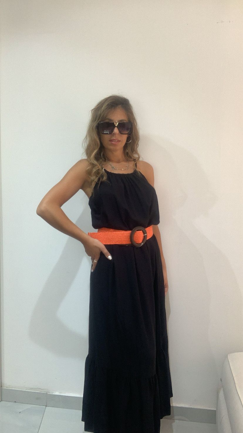 Cintura effetto paglia