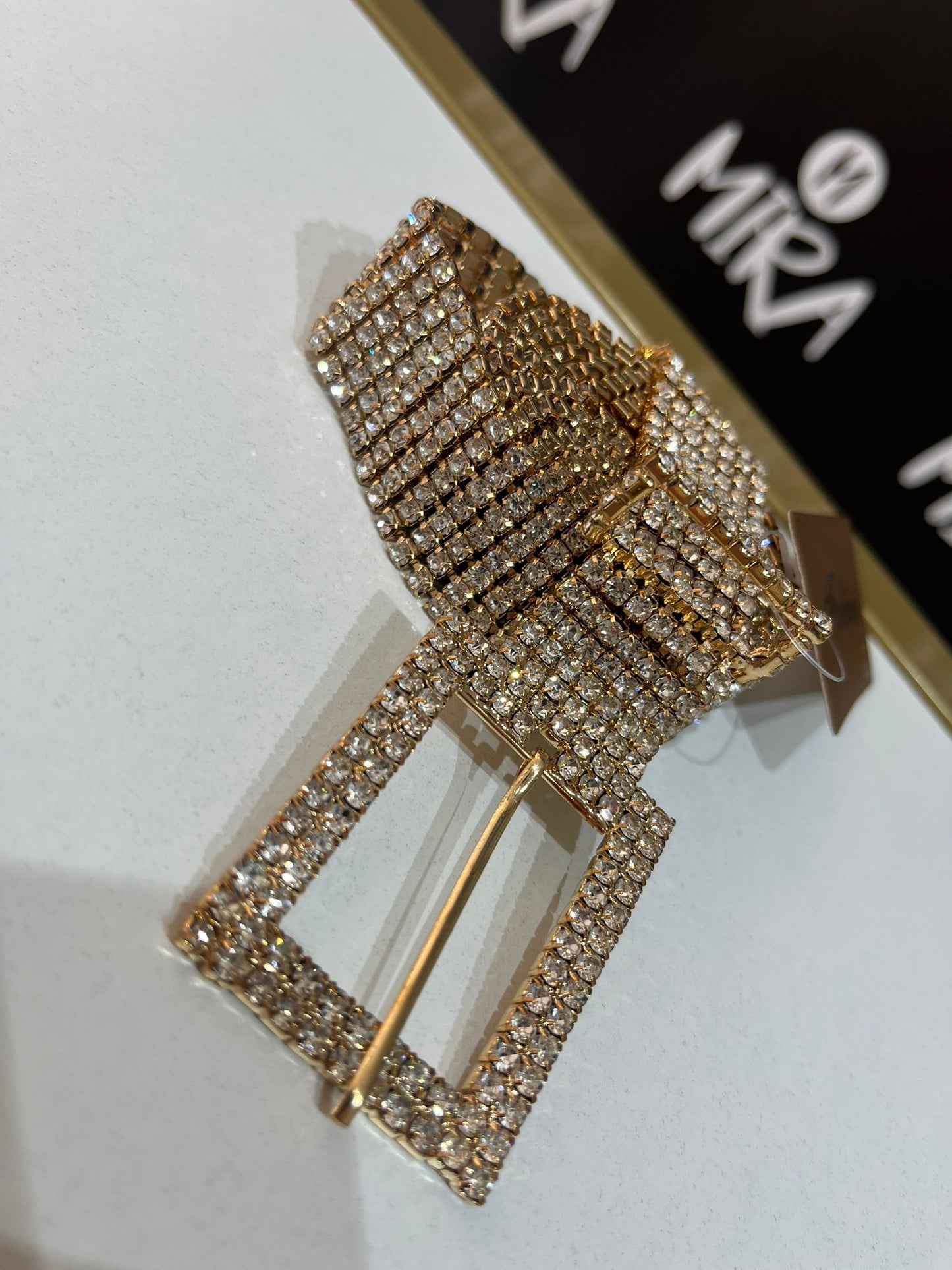 Cintura gioiello con strass