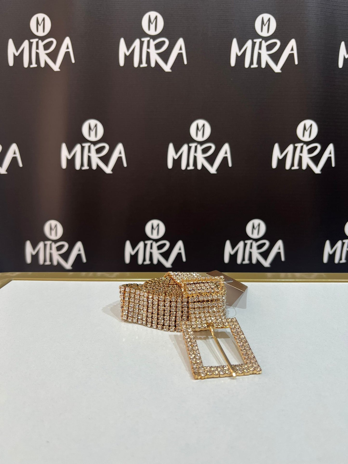 Cintura gioiello con strass