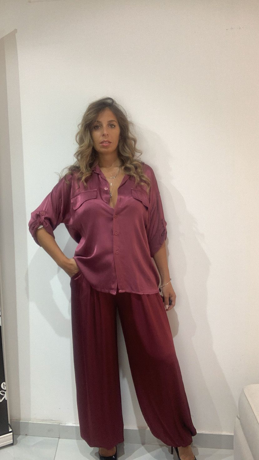Pantalone a palazzo con elastico