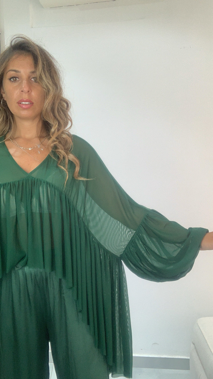 Blusa morbida in velo