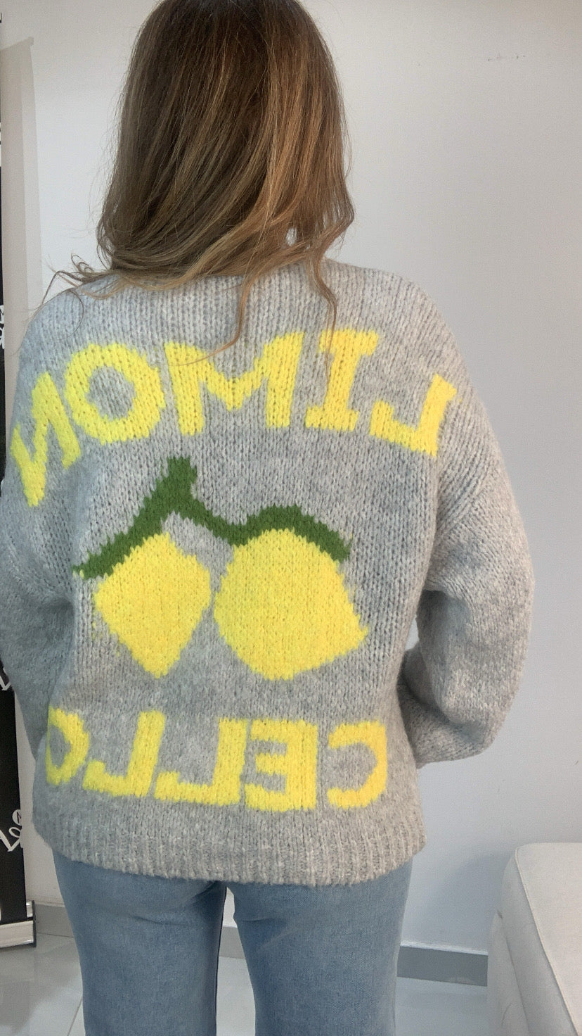 Cardigan limoni