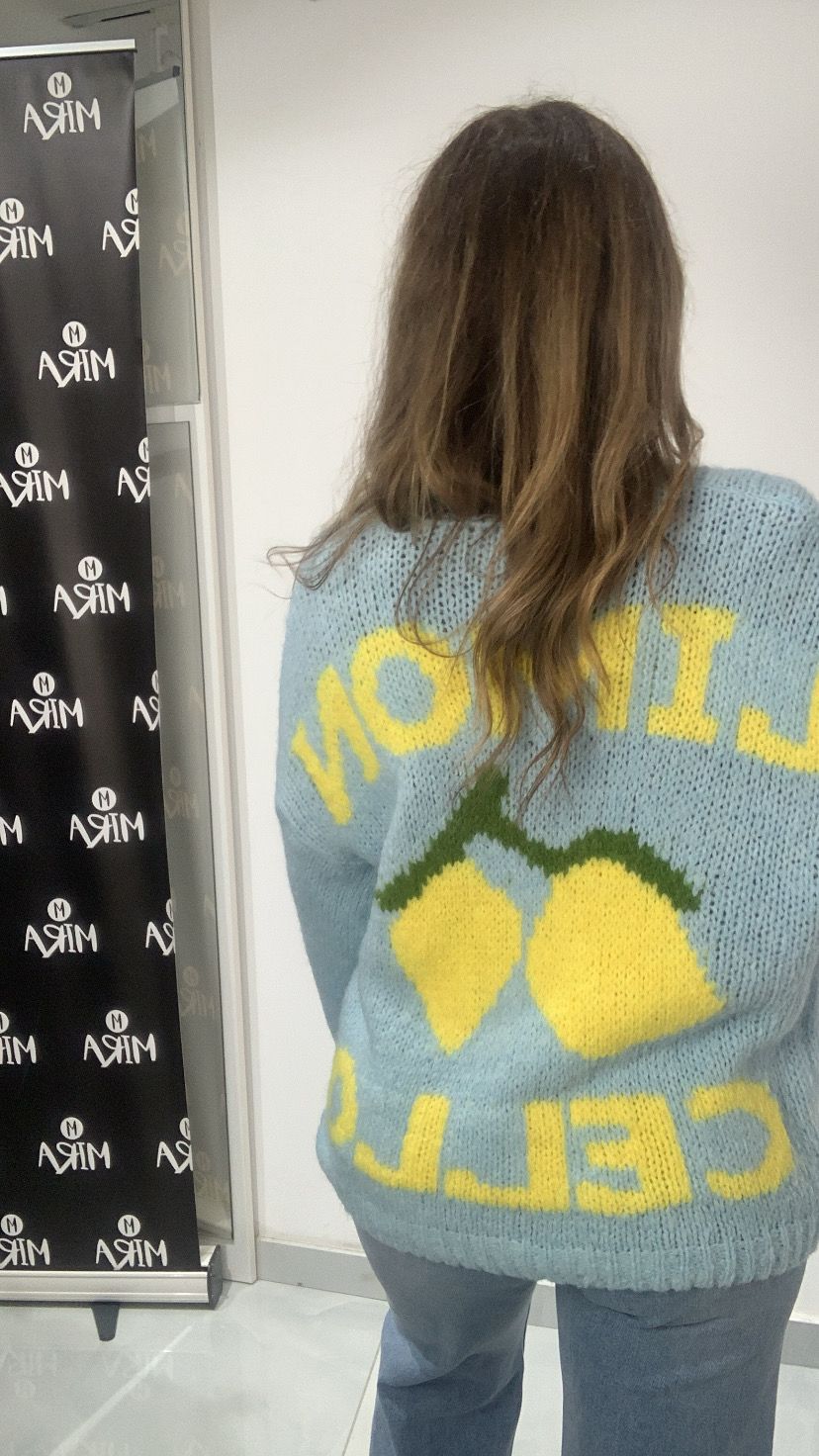 Cardigan limoni