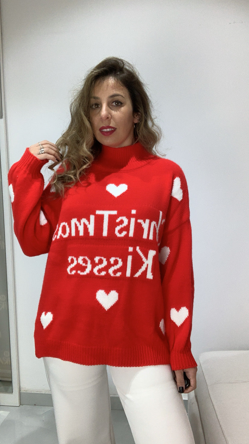 pull christmas kisses
