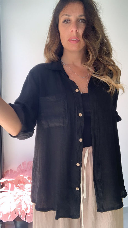 Camicia puro lino