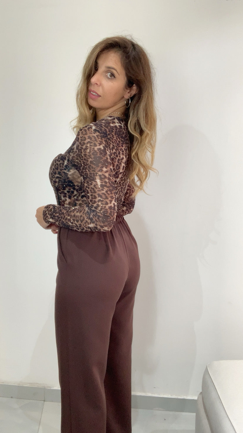Tailleur over size quattro bottoni