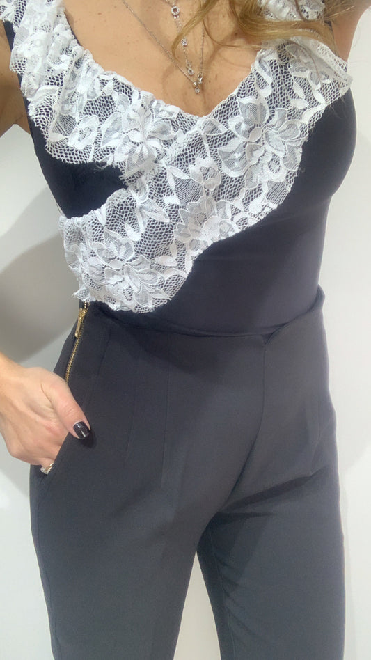 Pantalone classico con elastico