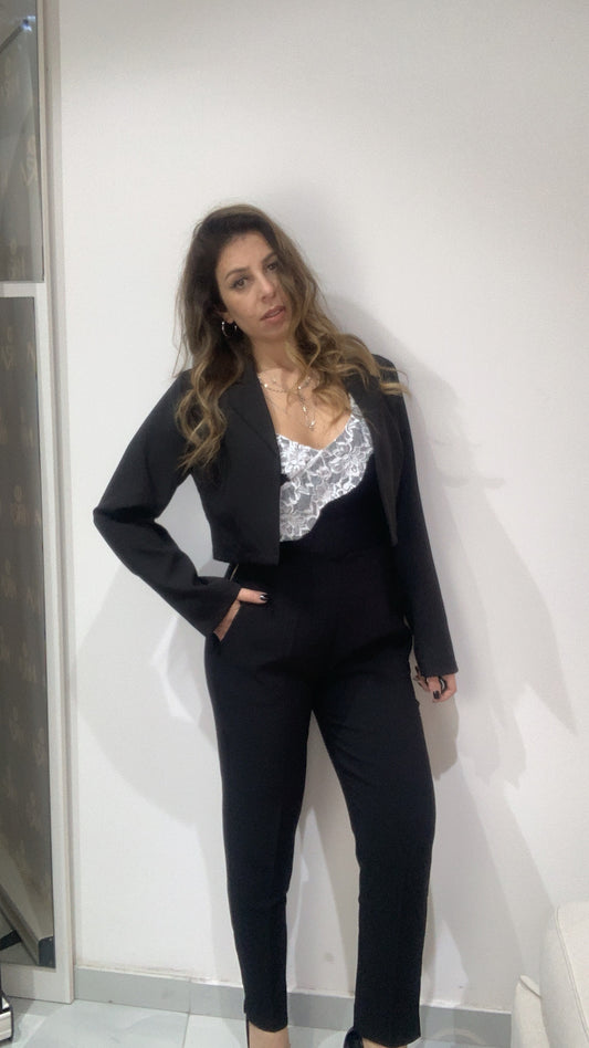 Pantalone classico con elastico