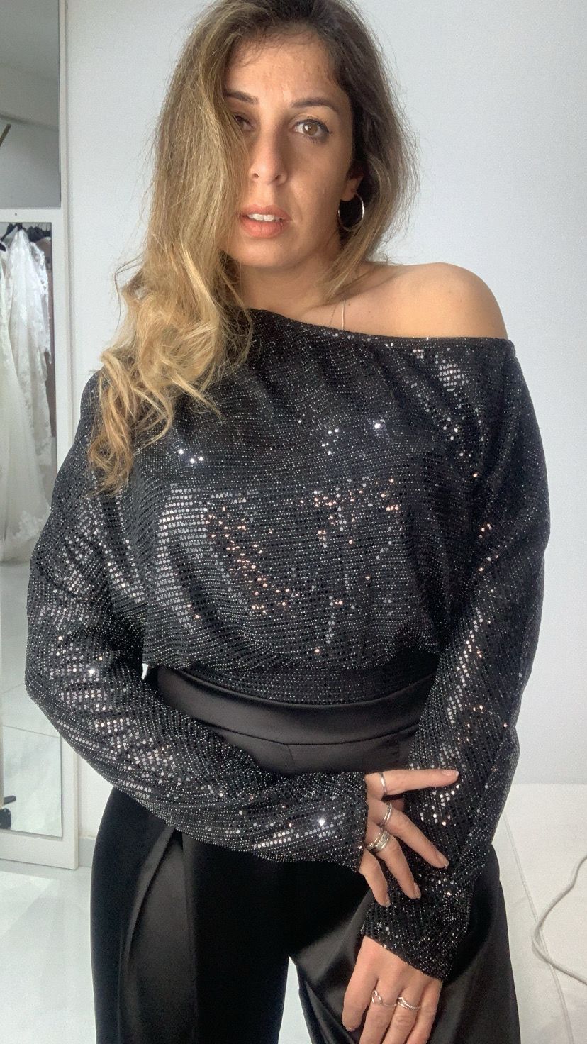 Maglia paillettes