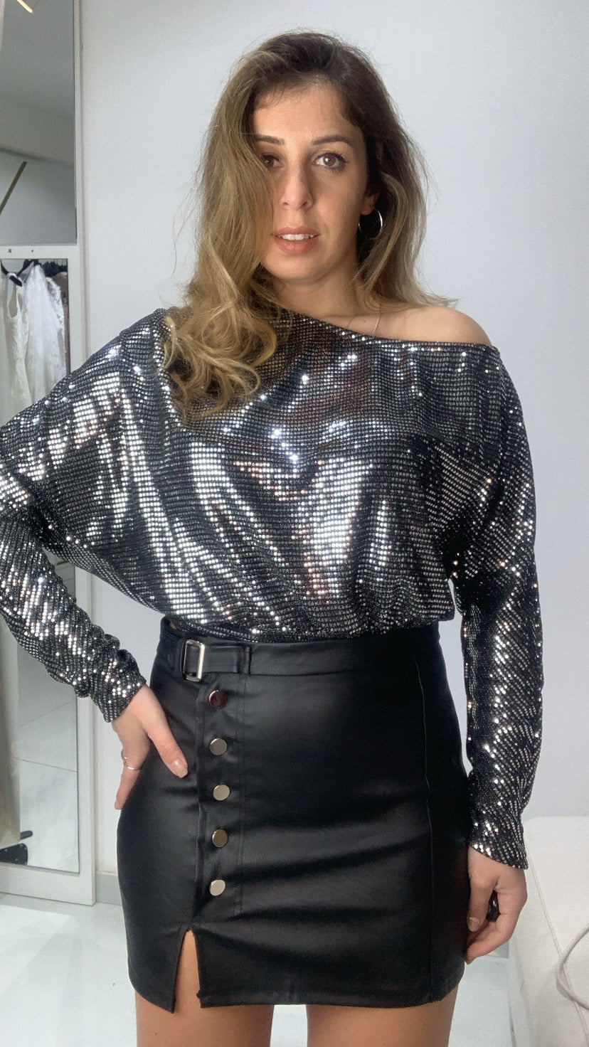 Maglia paillettes