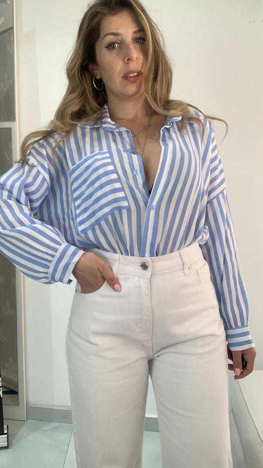 Camicia a righe
