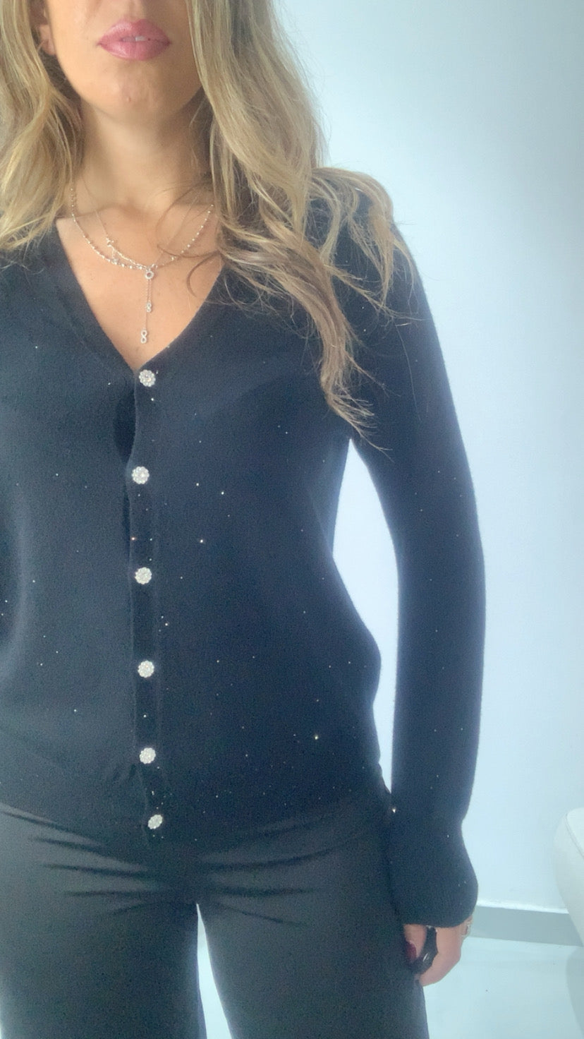 Cardigan strass