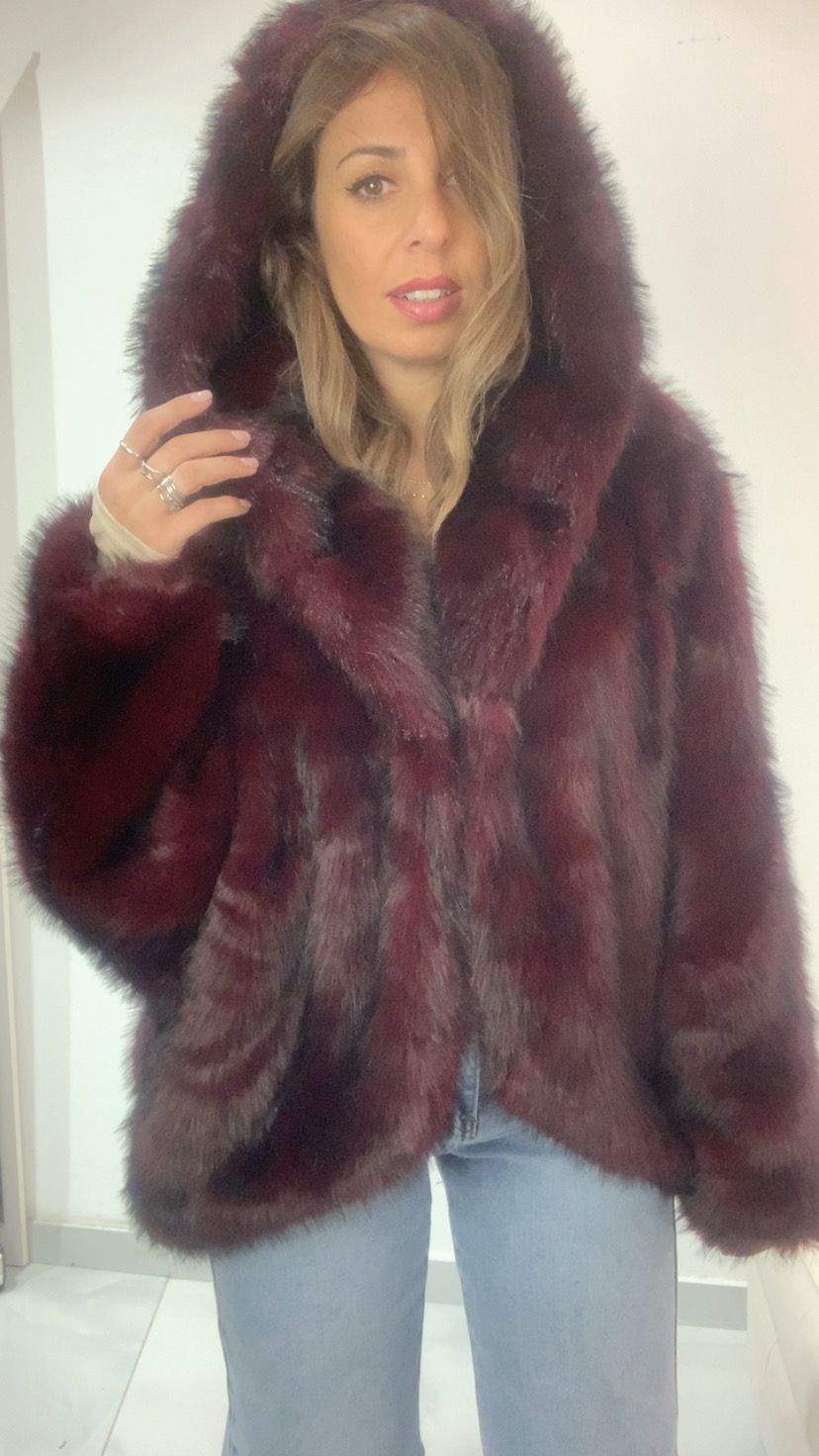 Pelliccia bordeaux