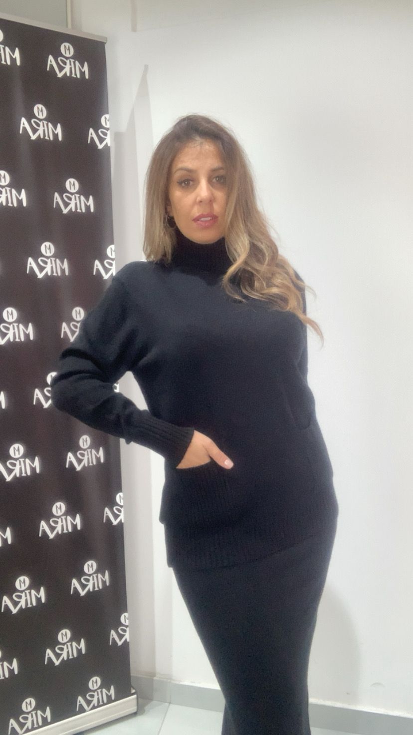 Coordinato caldo con gonna