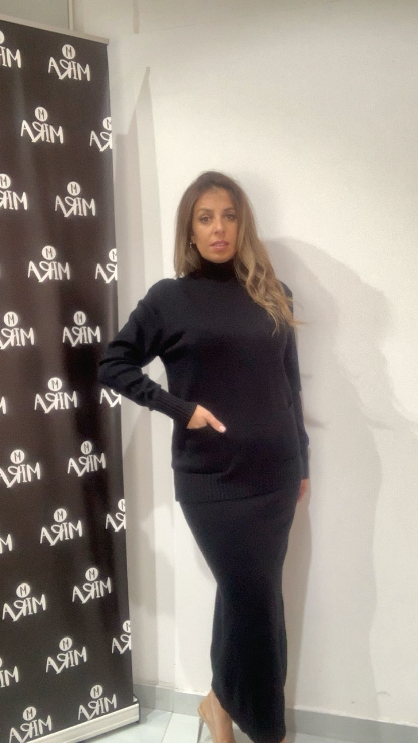 Coordinato caldo con gonna