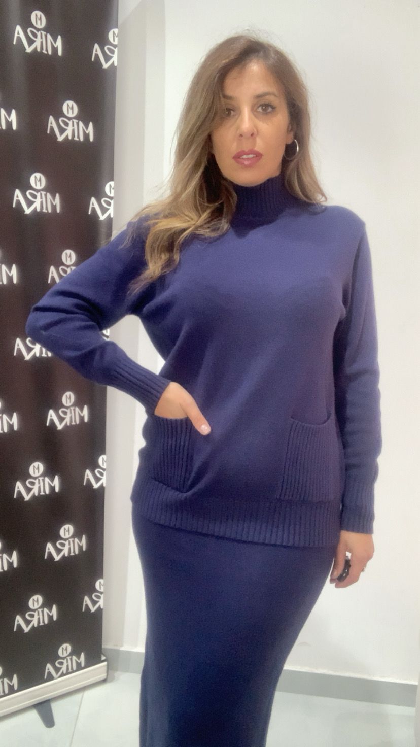 Coordinato caldo con gonna