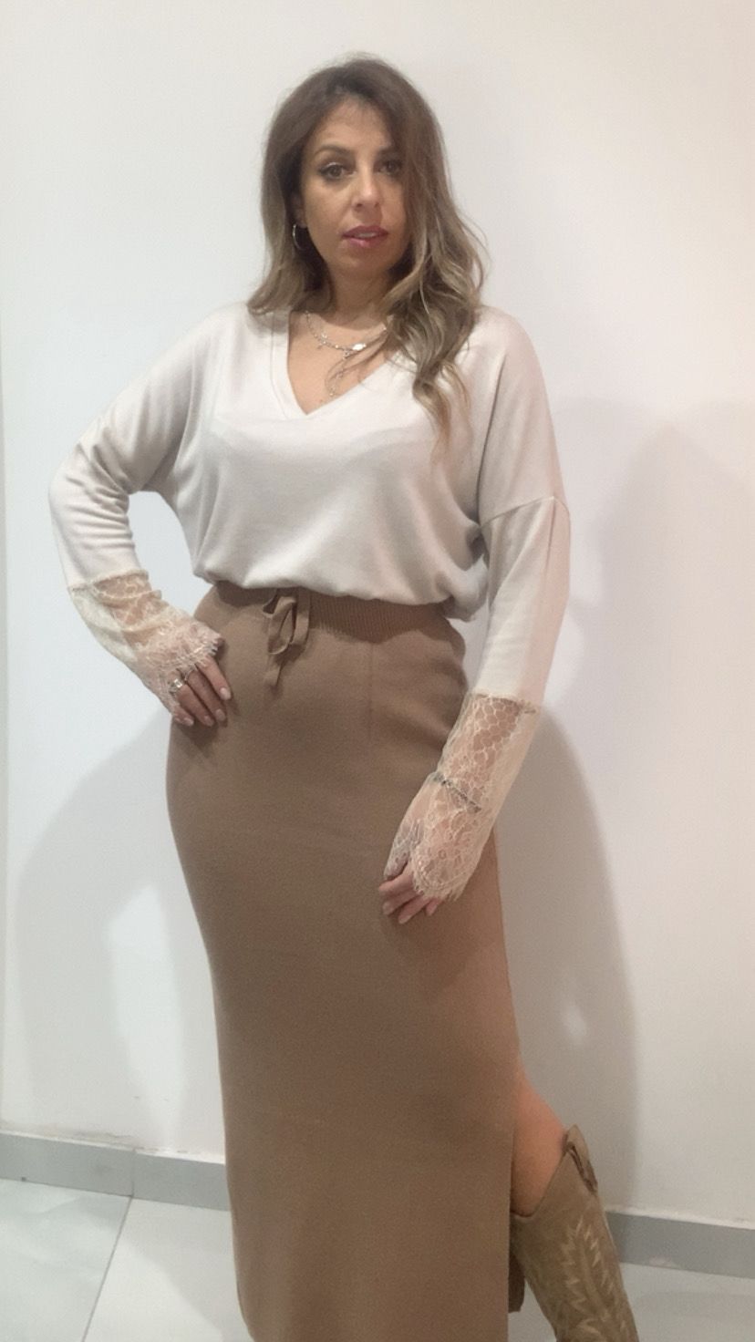 Gonna lunga in caldo cotone