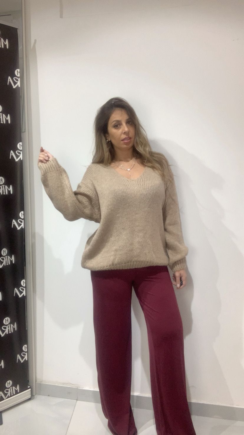 Pull over scollo a V