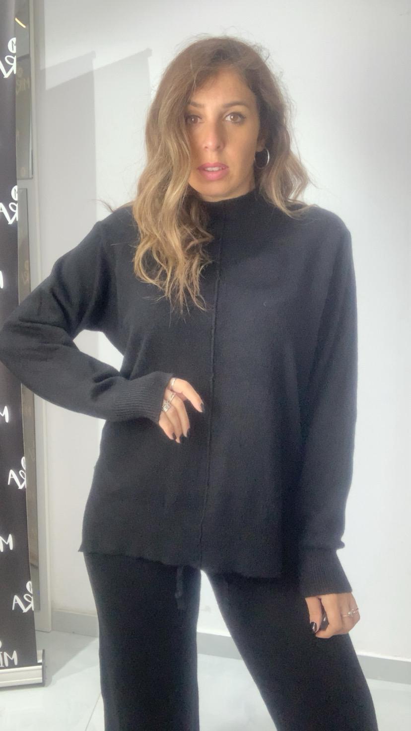 Coordinato in caldo cotone con pantalone