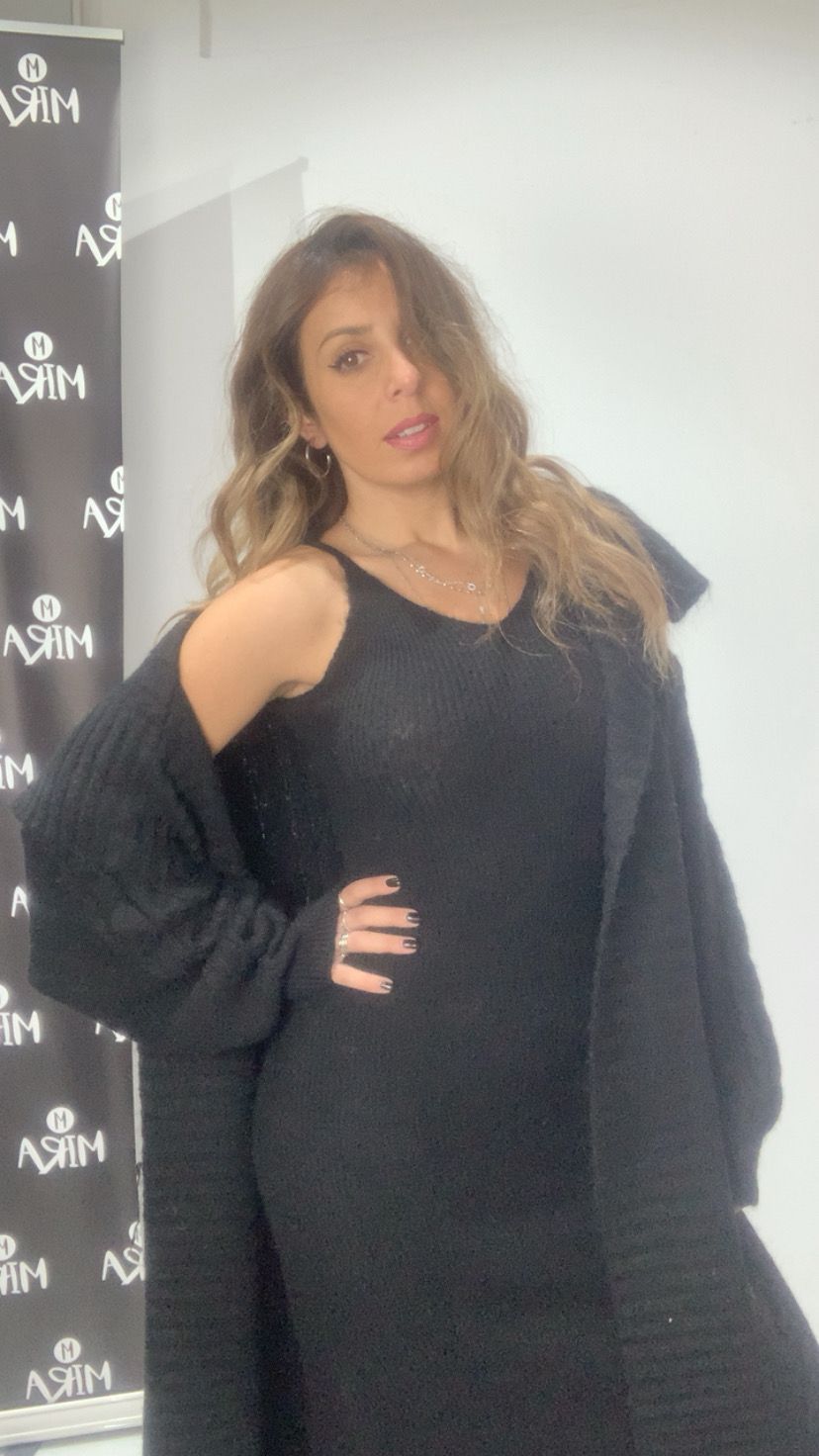 Abito con cardigan
