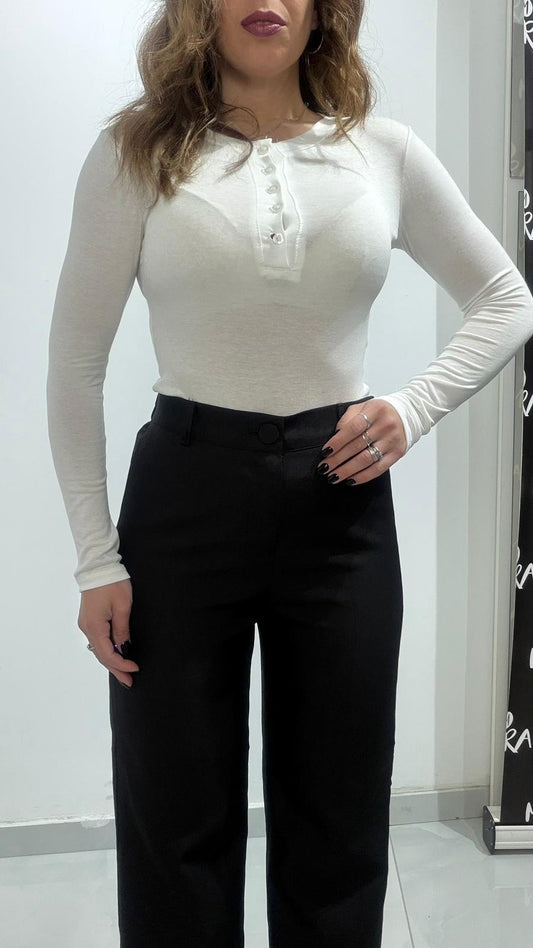 Maglia in cashmere con bottoni