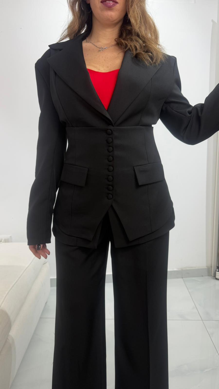 Tailleur 3 pezzi nero