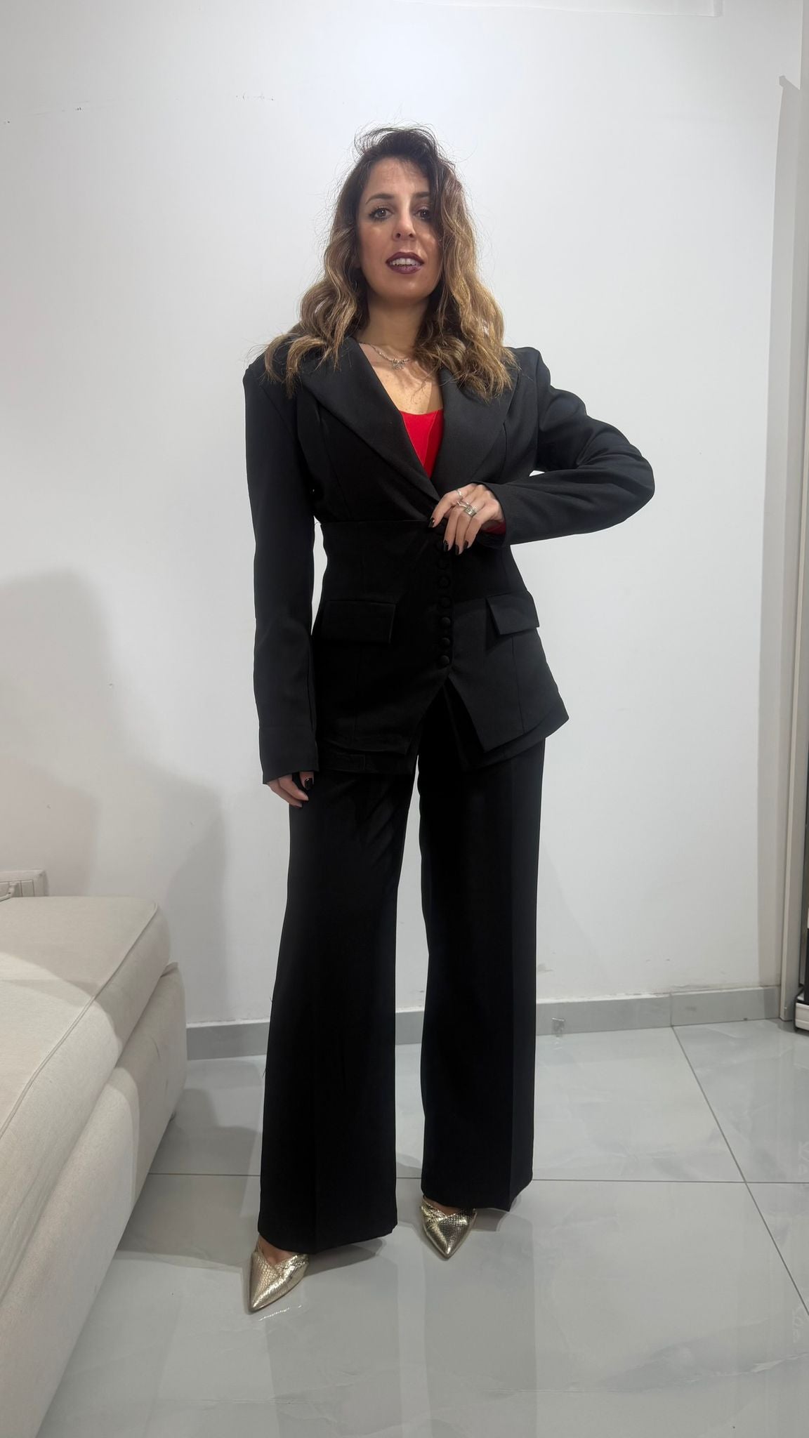 Tailleur 3 pezzi nero