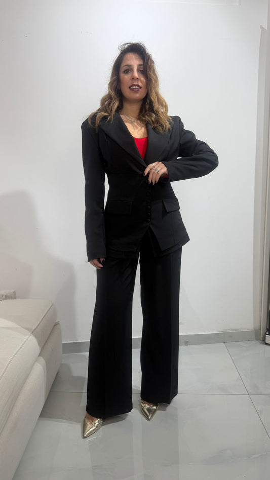 Tailleur 3 pezzi nero