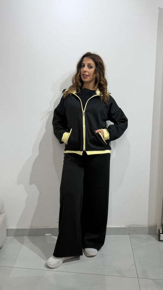 Coordinato tuta bicolor