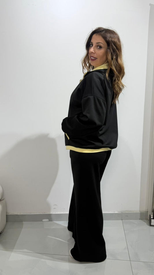 Coordinato tuta bicolor