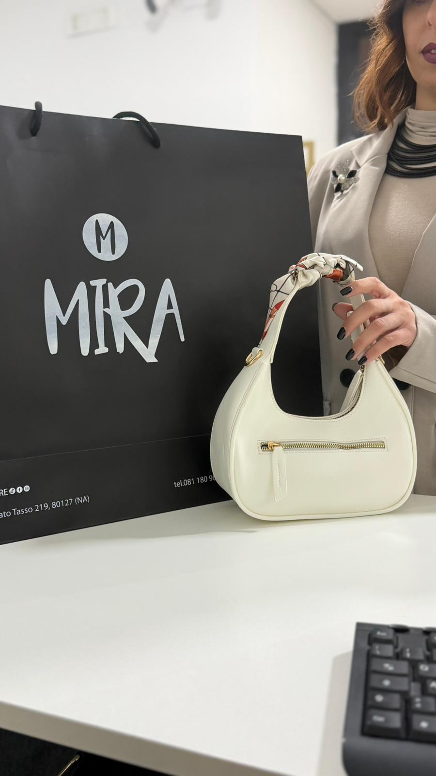 Borsa con cerniera sul davanti