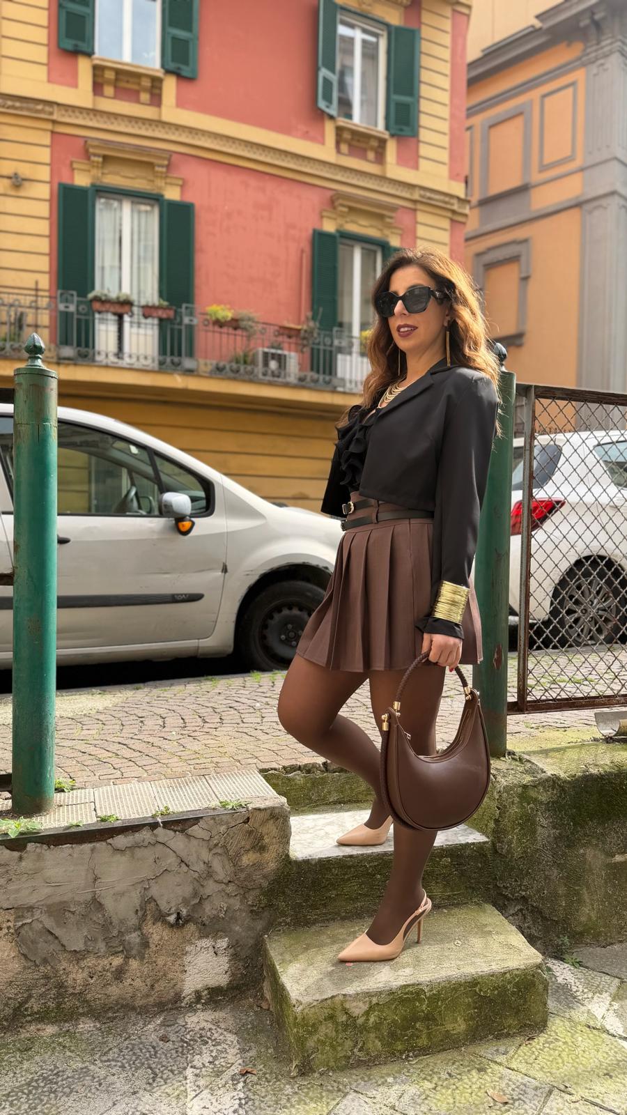 Bracciale rigido fili oro